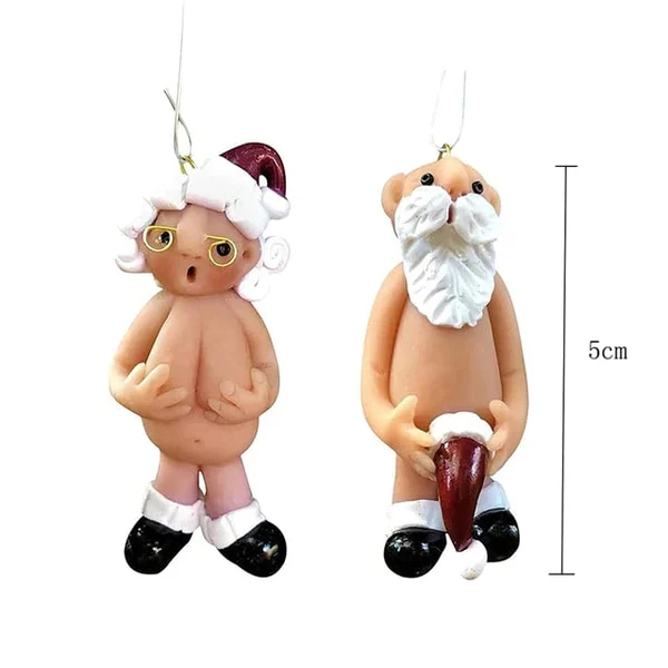 🎅Santa supporter 2023 New Year Christmas resin decoration-Festivesl