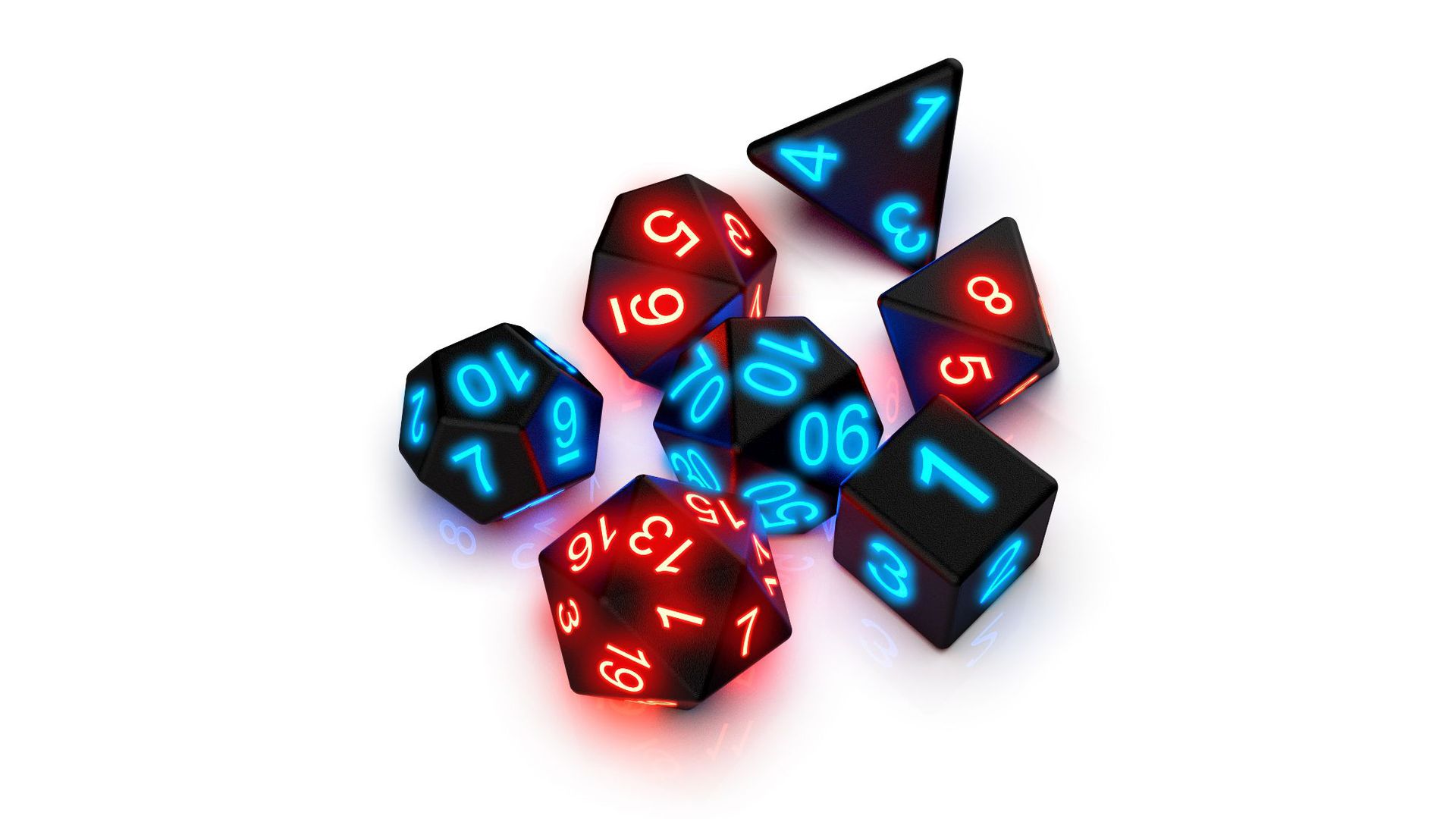 🔥HOT SALE - 50% OFF 🔥2022 New Party Fluorescent 7-Piece Dice-Festivesl