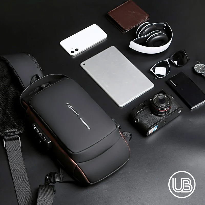 🔥Hot Sale👉UzoBag - USB charging sport sling Anti-theft shoulder bag-Festivesl