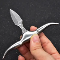 Tactical Stainless Steel Bull Headgear Belt Buckle-Festivesl