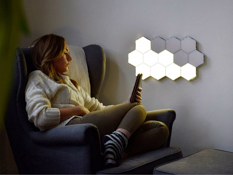 🔥HOT SALE - 50% OFF 🔥 Super LED Assembled Hand Touch Sensing Honeycomb Light-Festivesl