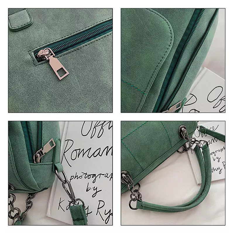 come4buy.com-Shoulder Bags Large Capacity Faux Leather Lady Totes Boston Bag