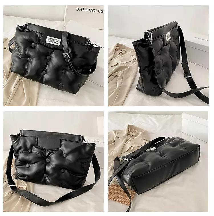 come4buy.com-Stylish Space Padded Pillow Shoulder Bags