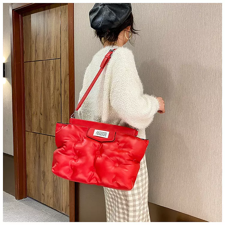come4buy.com-Stylish Space Padded Pillow Shoulder Bags