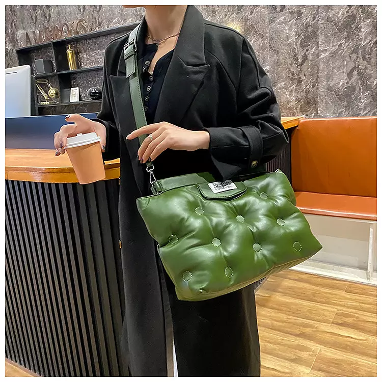 come4buy.com-Stylish Space Padded Pillow Shoulder Bags