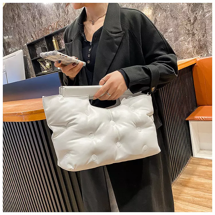 come4buy.com-Stylish Space Padded Pillow Shoulder Bags