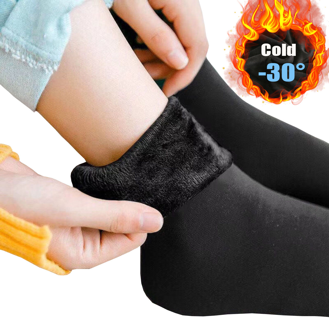 New Velvet Women Winter Warm Thicken Thermal Socks
