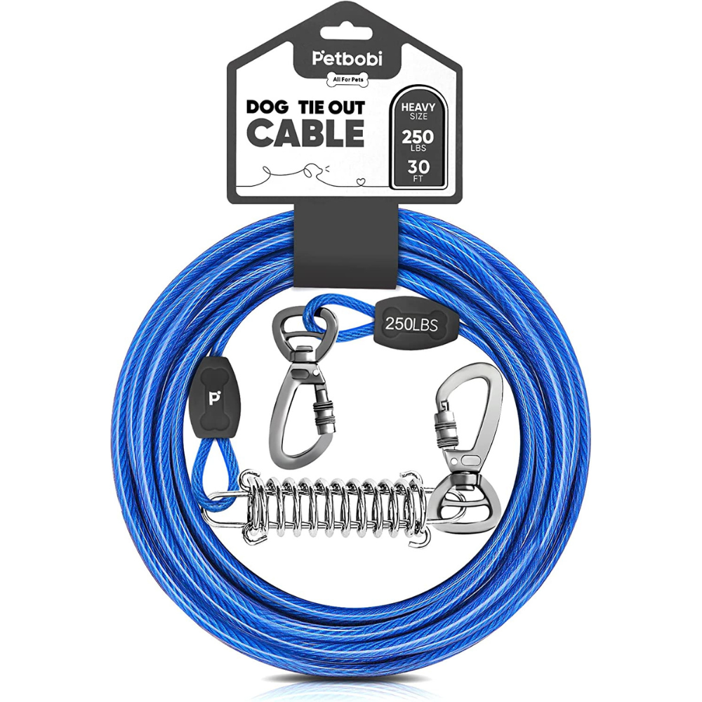Dog Tie-Out Cable - 30ft/250lbs