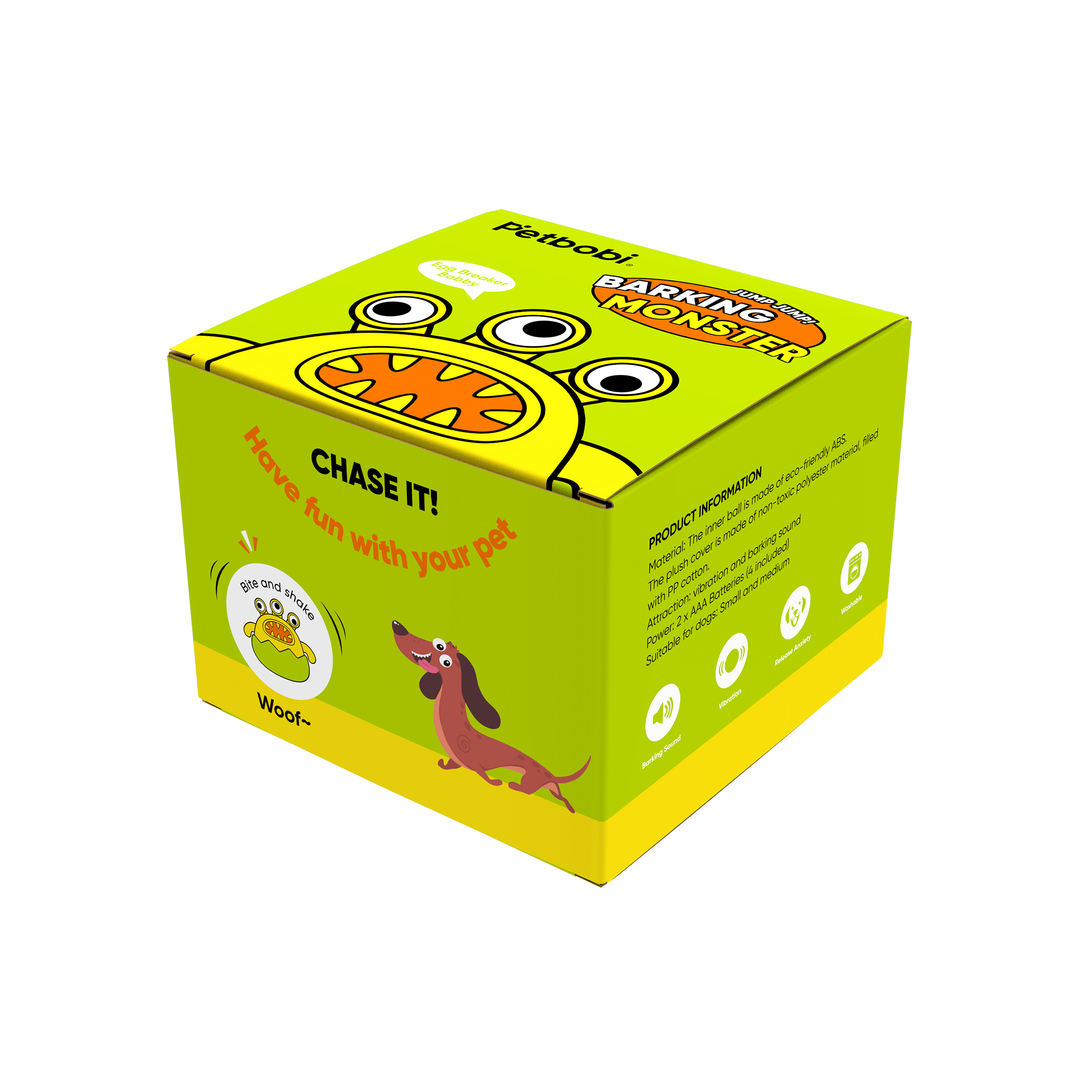 Interactive Dog Toys - The Egg Breaker Bobby