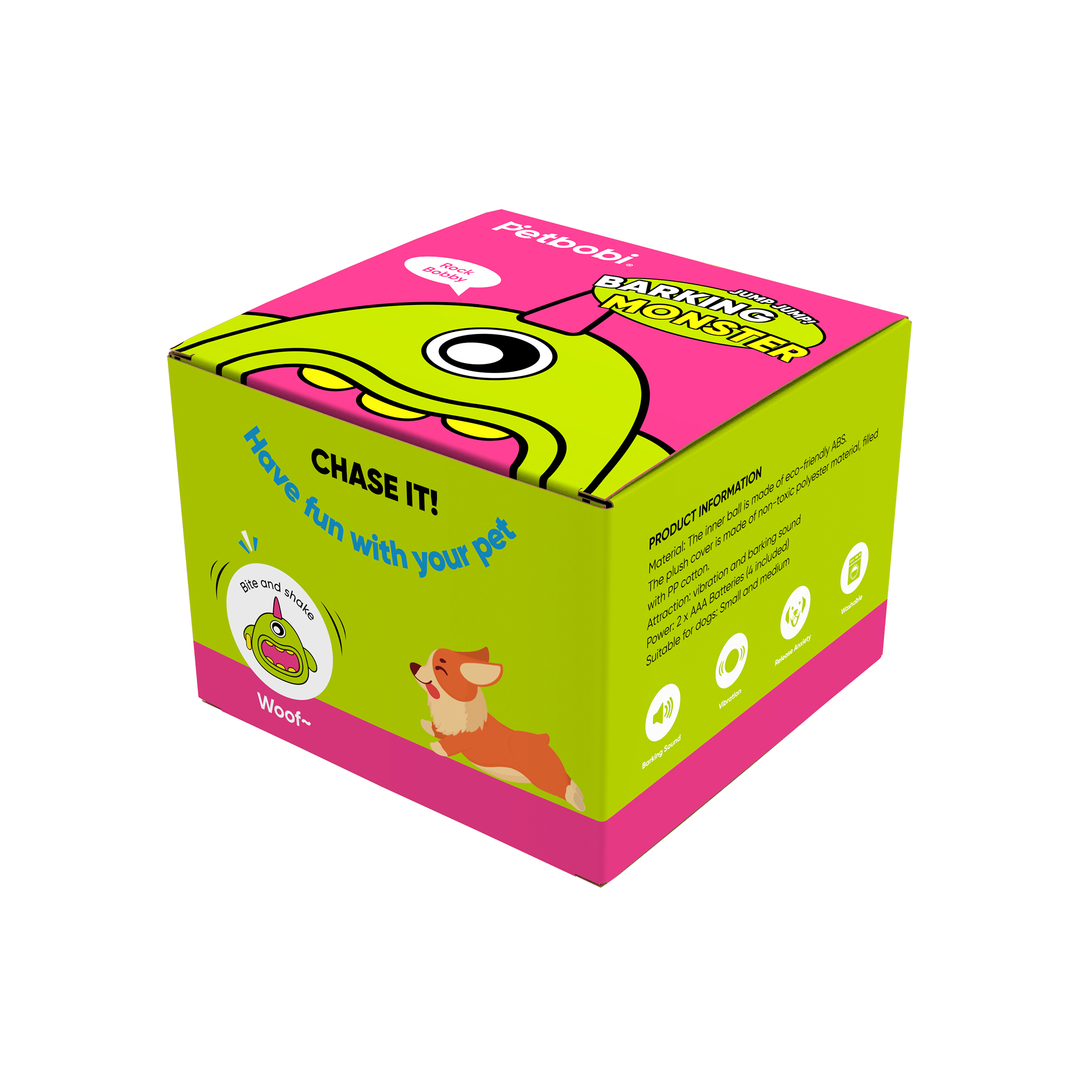 Interactive Dog Toys - The Rock Bobby