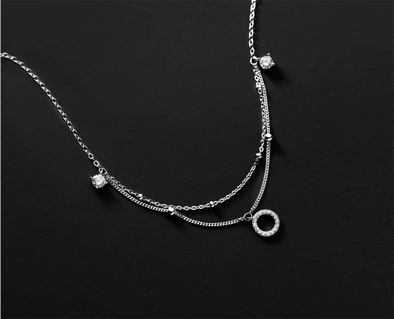 S925 Silver Anklet Unique Fashion Casual Design for Women