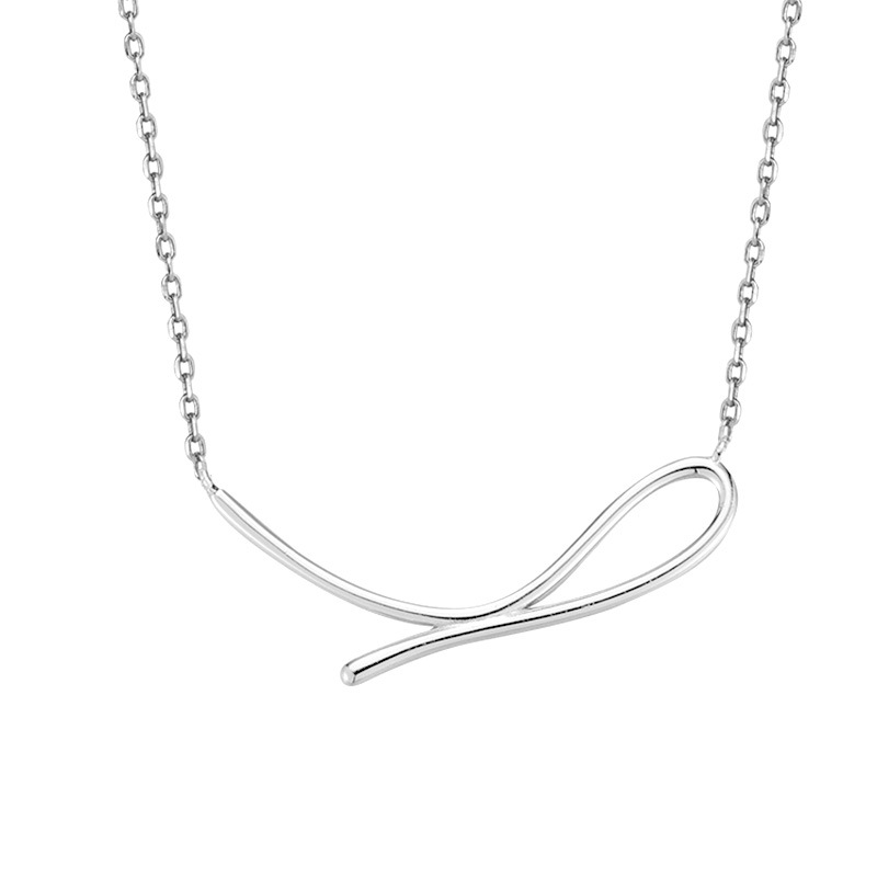 925 Sterling Silver Pendant  Necklace Casual Geometric Birthday