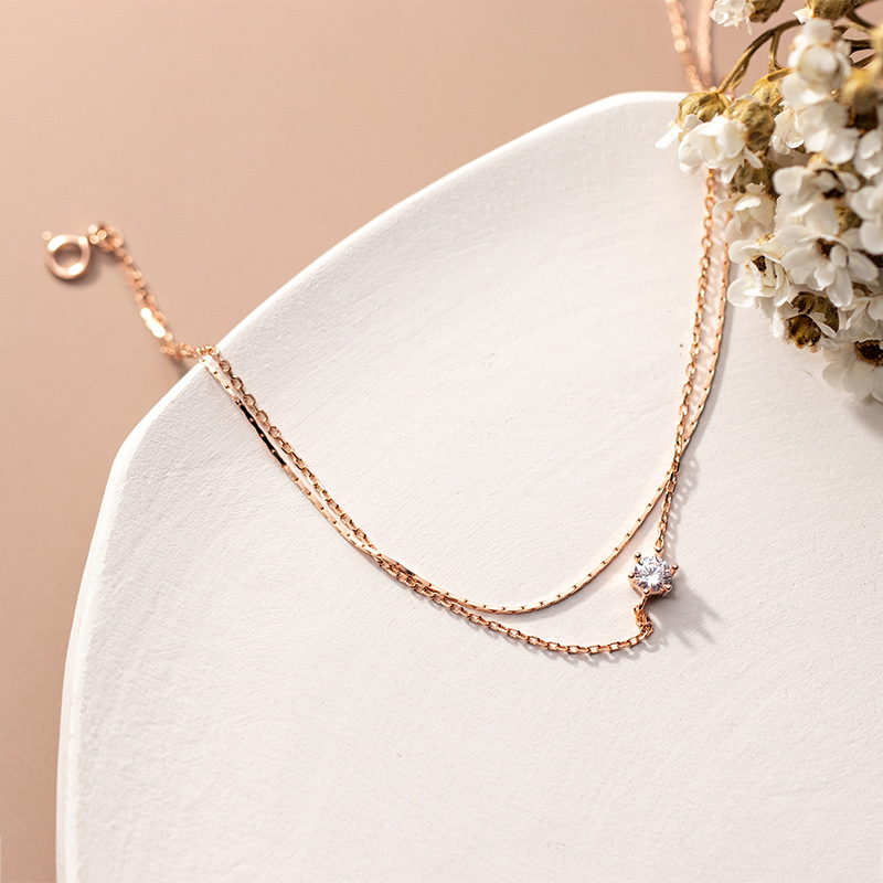 S925 Sterling Silver Anklet Unique Design for Women