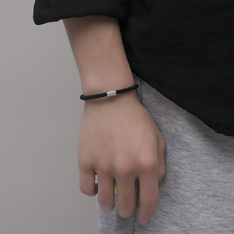 925 Sterling Silver Bracelet for Men Casual Style
