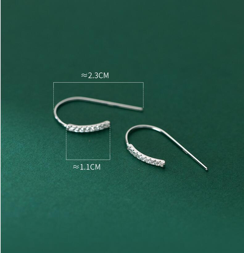 925 Sterling Silver Drop Earrings