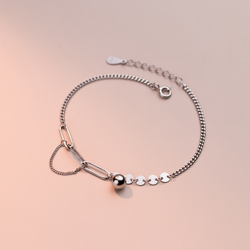 # 324 S925 Sterling Silver Fashion Bracelet  Casual Style