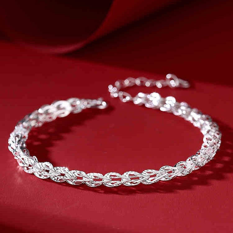 #324 S925 Sterling Silver Fashion Bracelet  Daily Style
