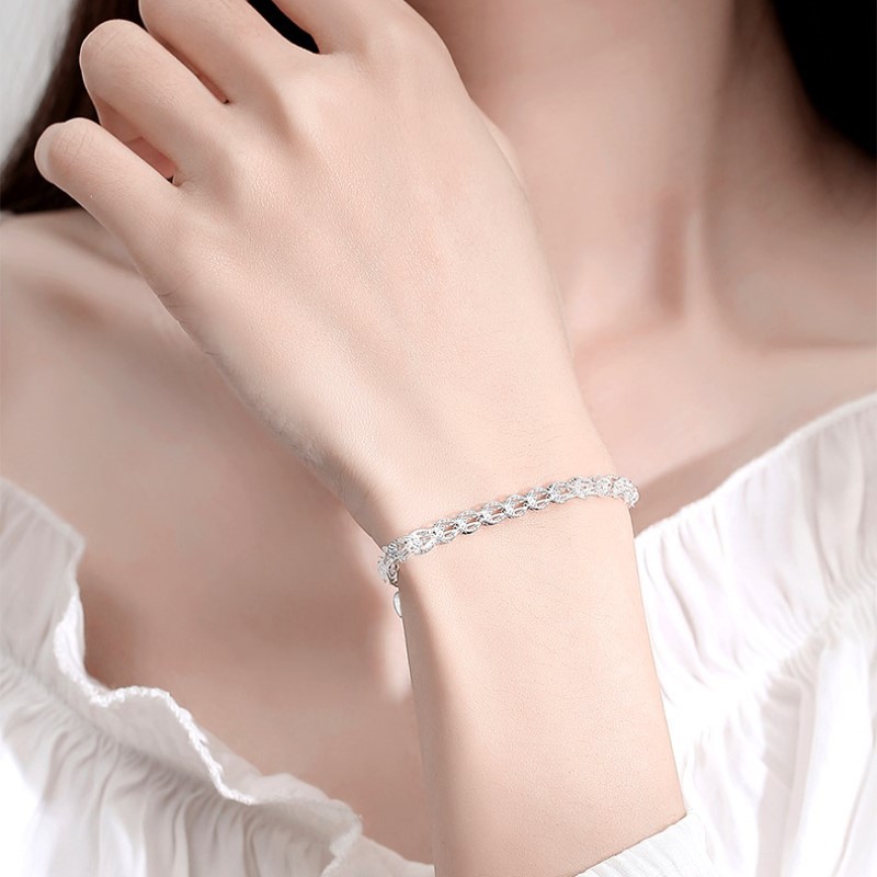#324 S925 Sterling Silver Fashion Bracelet  Daily Style