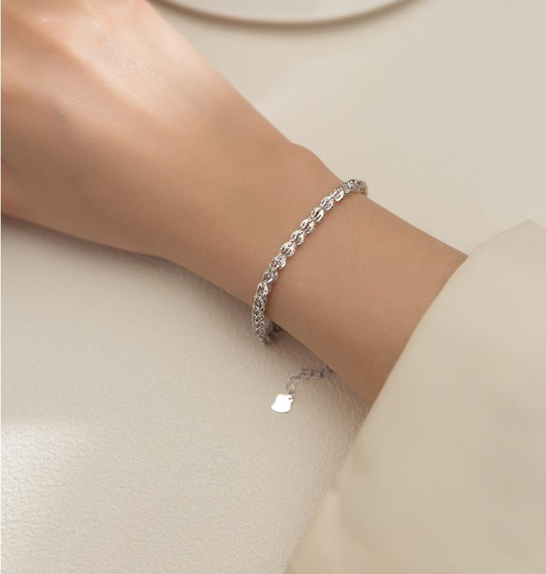 #324 S925 Sterling Silver Fashion Bracelet  Daily Style