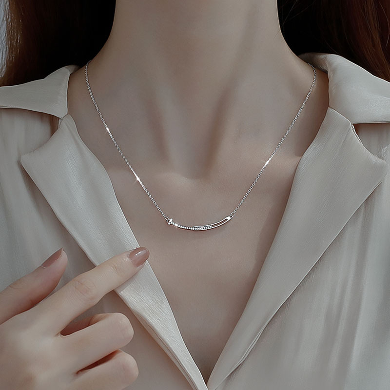 925 Sterling Silver Pendant  Necklace Unique Casual Engagement Design