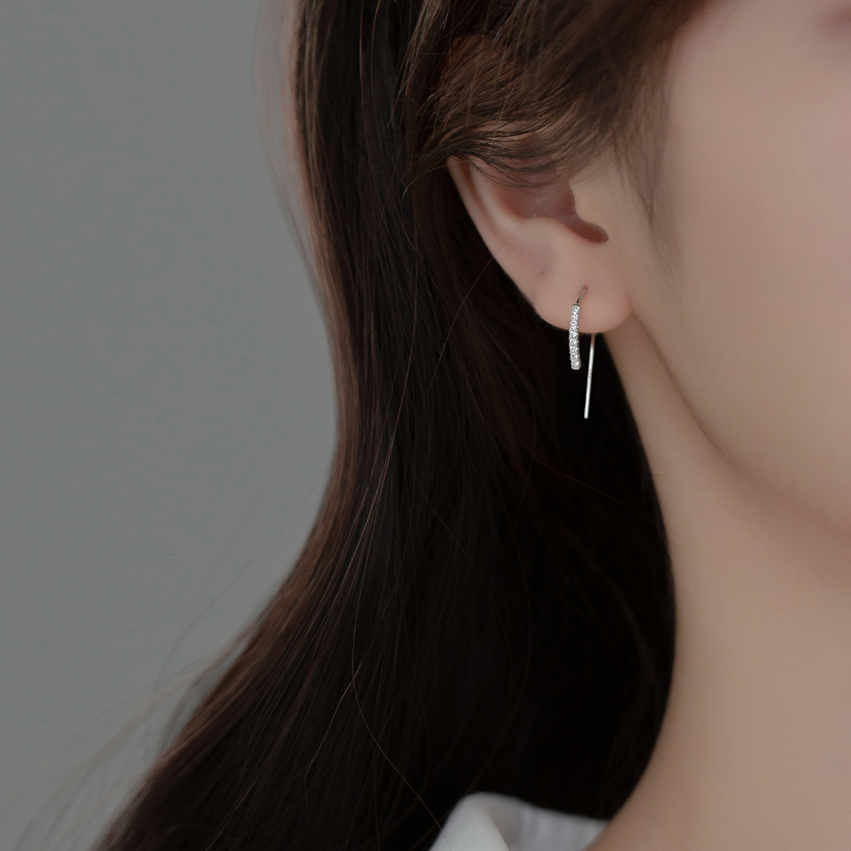 925 Sterling Silver Drop Earrings