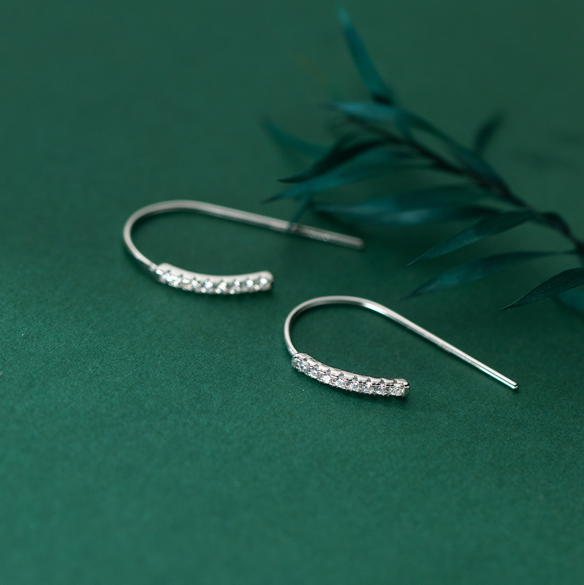 925 Sterling Silver Drop Earrings