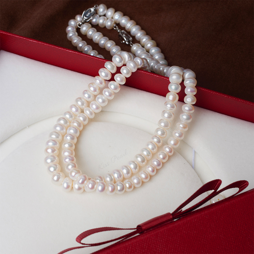 Freshwater Pearl Necklace Near Round Pearl Necklace For Women