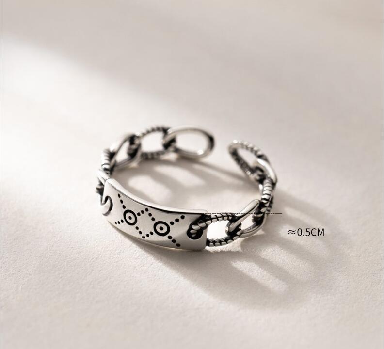 Vintage 925 Sterling Silver Ring for Women Engagement