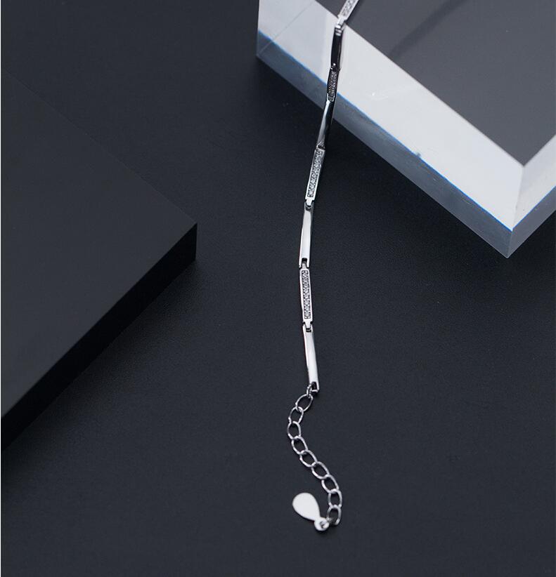 Fashion 925 Sterling Silver Bracelet for Woment Casual Style