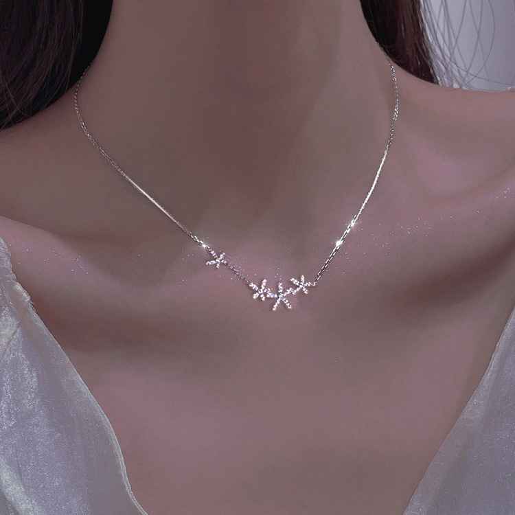 925 Sterling Silver Pendant Necklace Unique Casual Flower Design