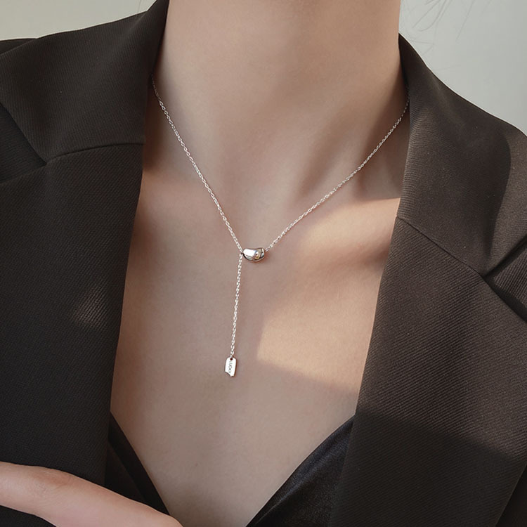 925 Sterling Silver Drop Pendant  Necklace Casual Daily