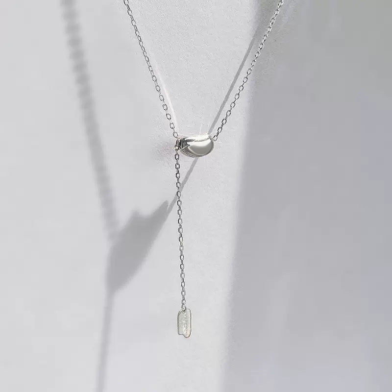 925 Sterling Silver Drop Pendant  Necklace Casual Daily