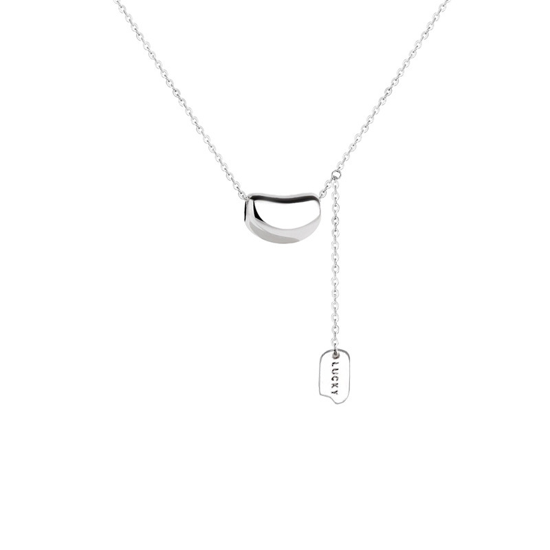 925 Sterling Silver Drop Pendant  Necklace Casual Daily