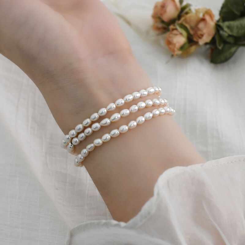 925 Sterling Silver Bracelet with Freshwater Pearl