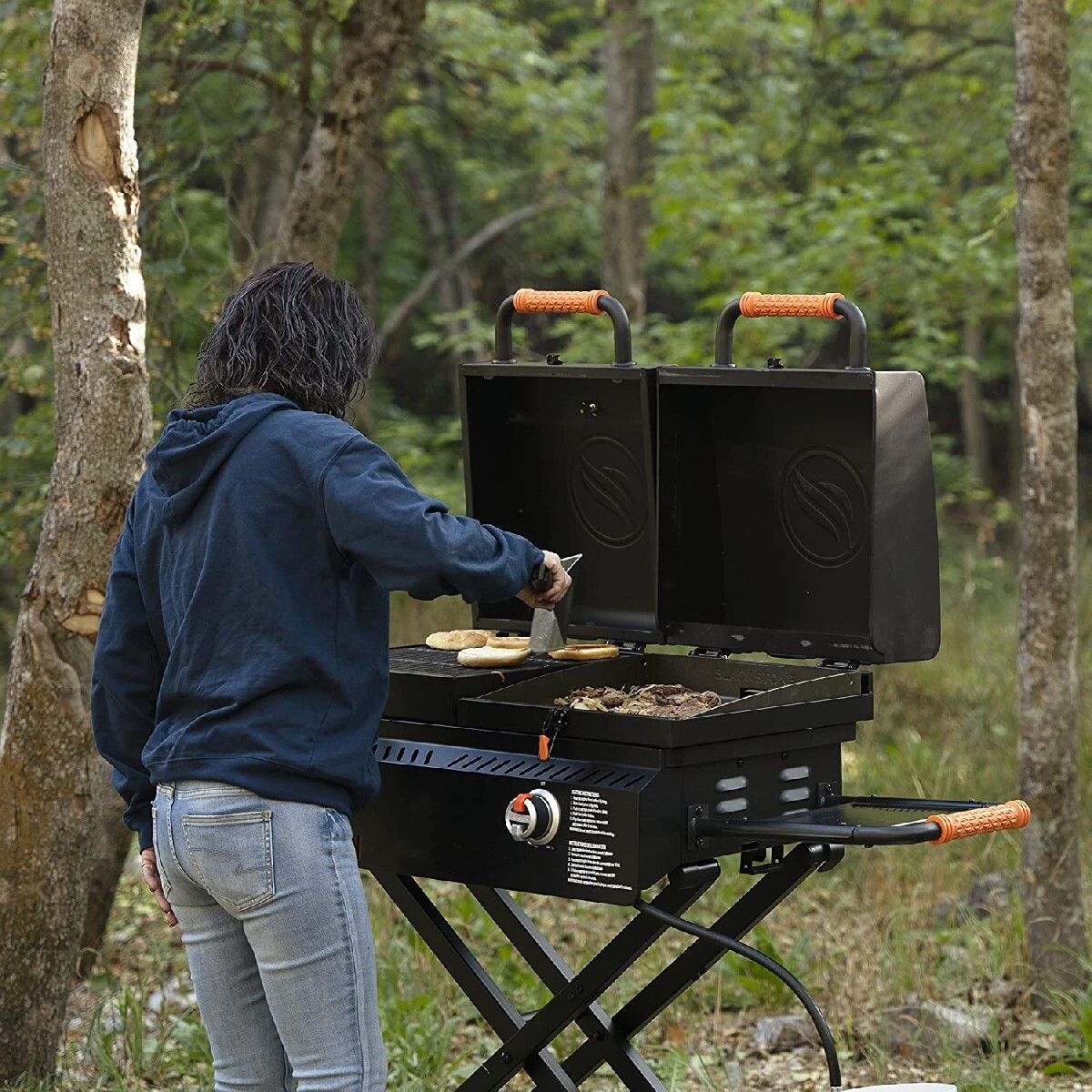 Portable Barbecue Griddle Grill