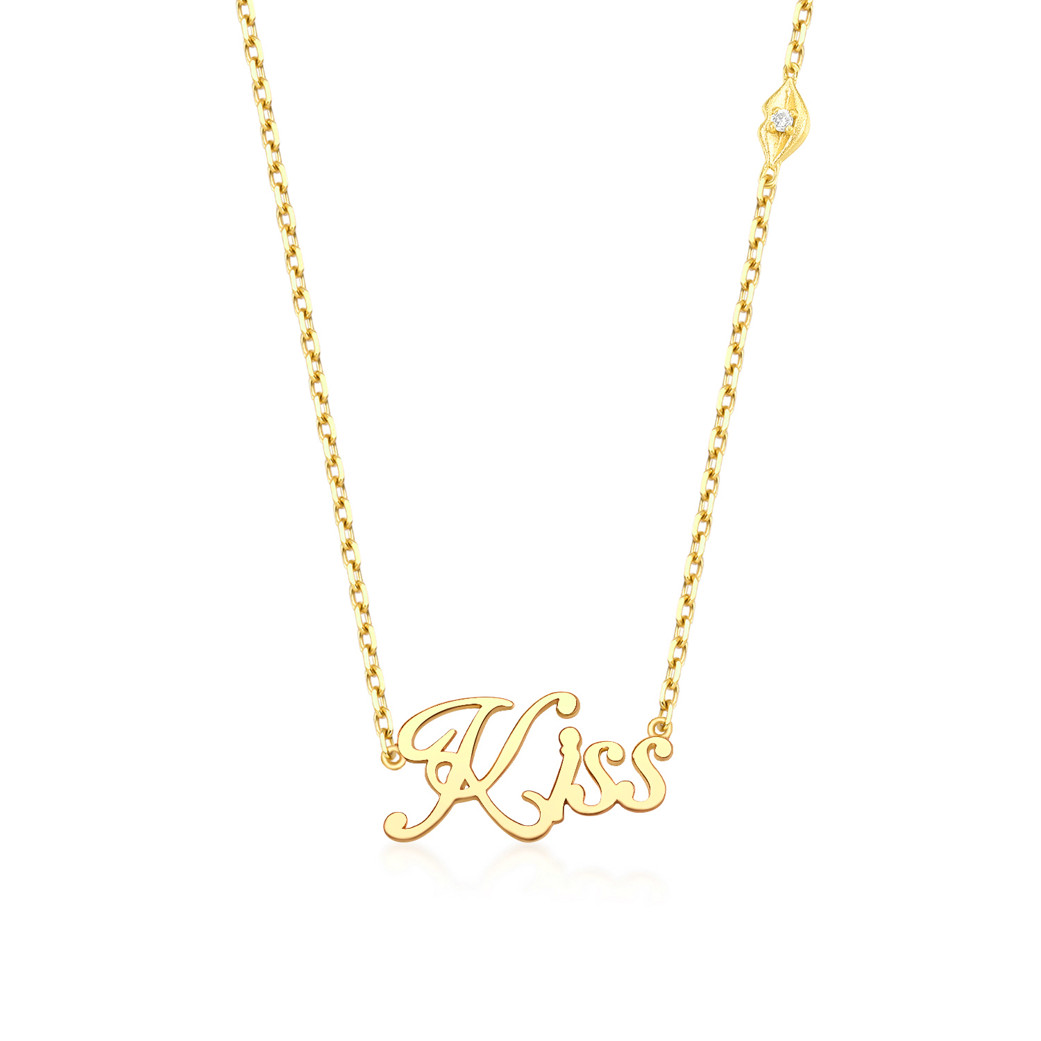kiss necklace