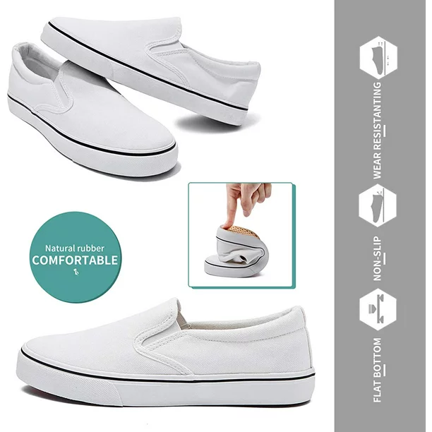 Women's sliding sleeve casual canvas fashion casual shoes