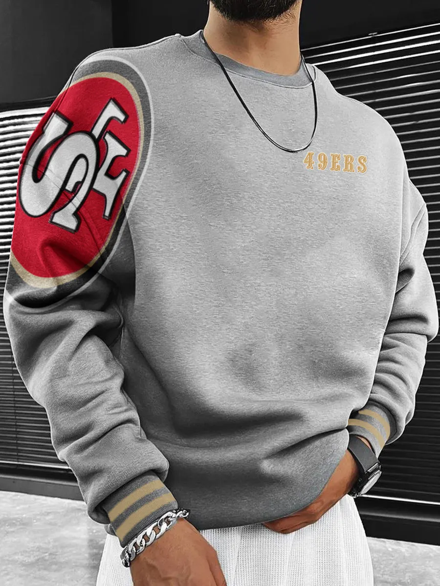 San Francisco 49ers Trendy Printed Sweatshirt
