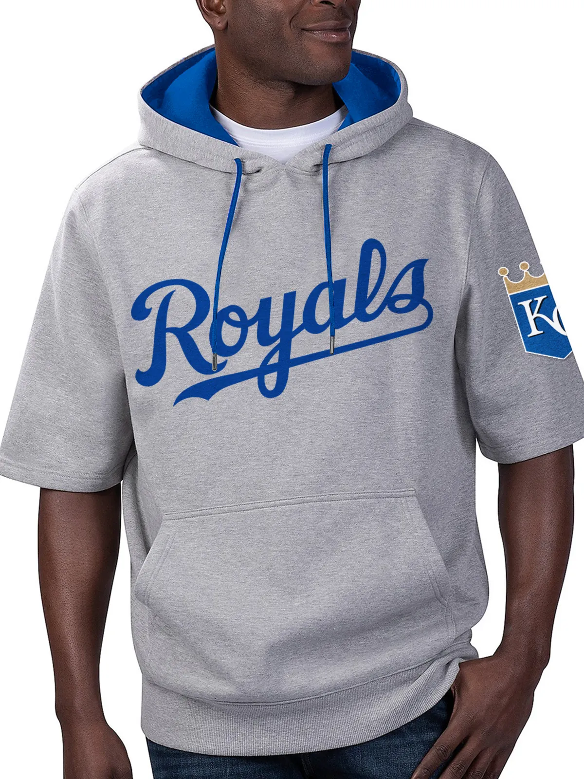 Kansas City Royals MLB Short Sleeve Hooded Sweatshirt