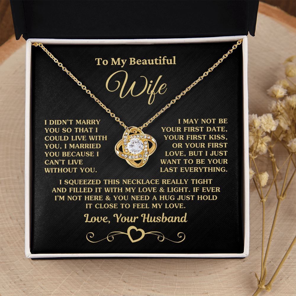 Keep Me In Your Heart - Love Knot Necklace