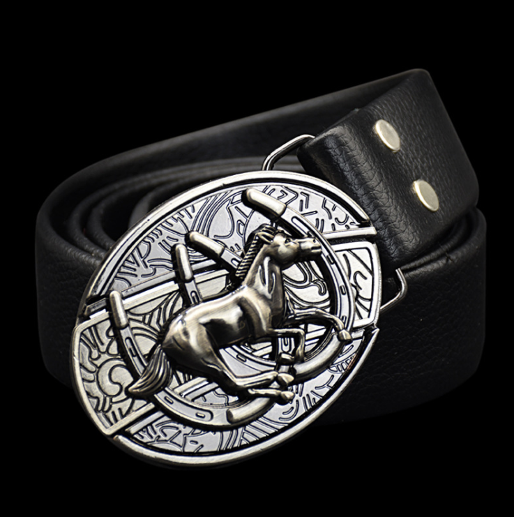 🔥LAST DAY 60% OFF🔥Fashion Punk Men's Genuine Leather Belt