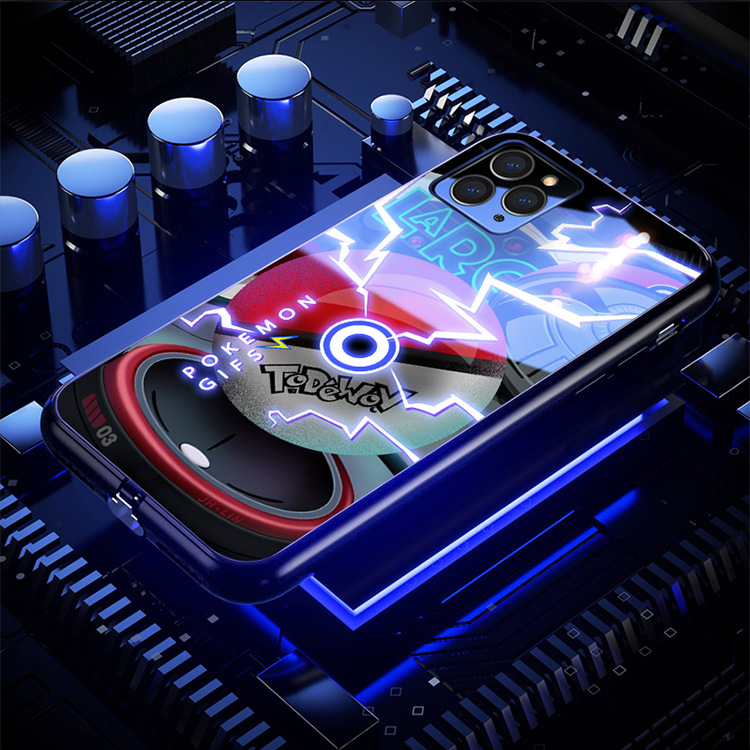 Voice Control Incoming Call Information Button LED Lighting Flashing Night Light For Apple