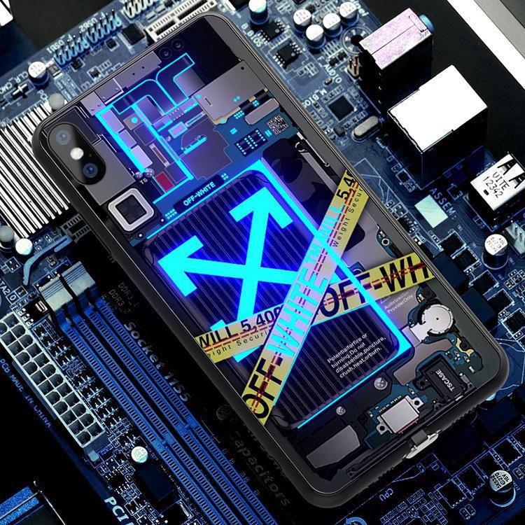 Voice Control Incoming Call Information Button LED Lighting Flashing Night Light For Apple