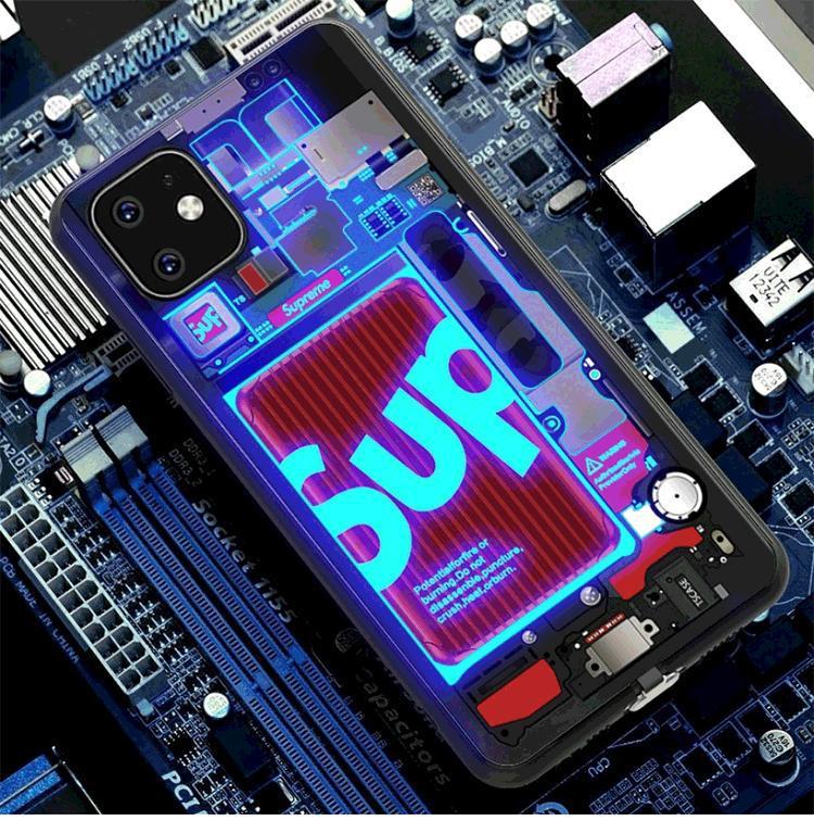 Voice Control Incoming Call Information Button LED Lighting Flashing Night Light For Apple