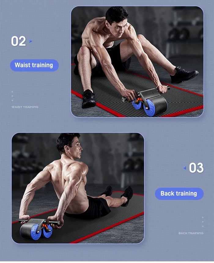 💥Last Day 49% OFF - Automatic Rebound Aabdominal Wheel🔥