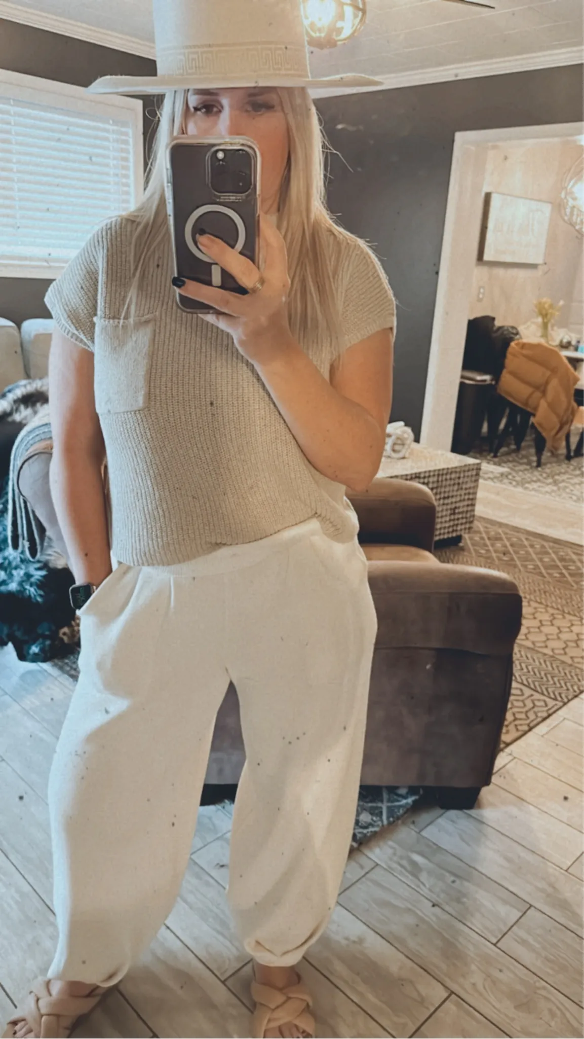 Women's Knitted Sweater Set