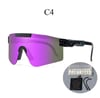 Polarized cycling goggles