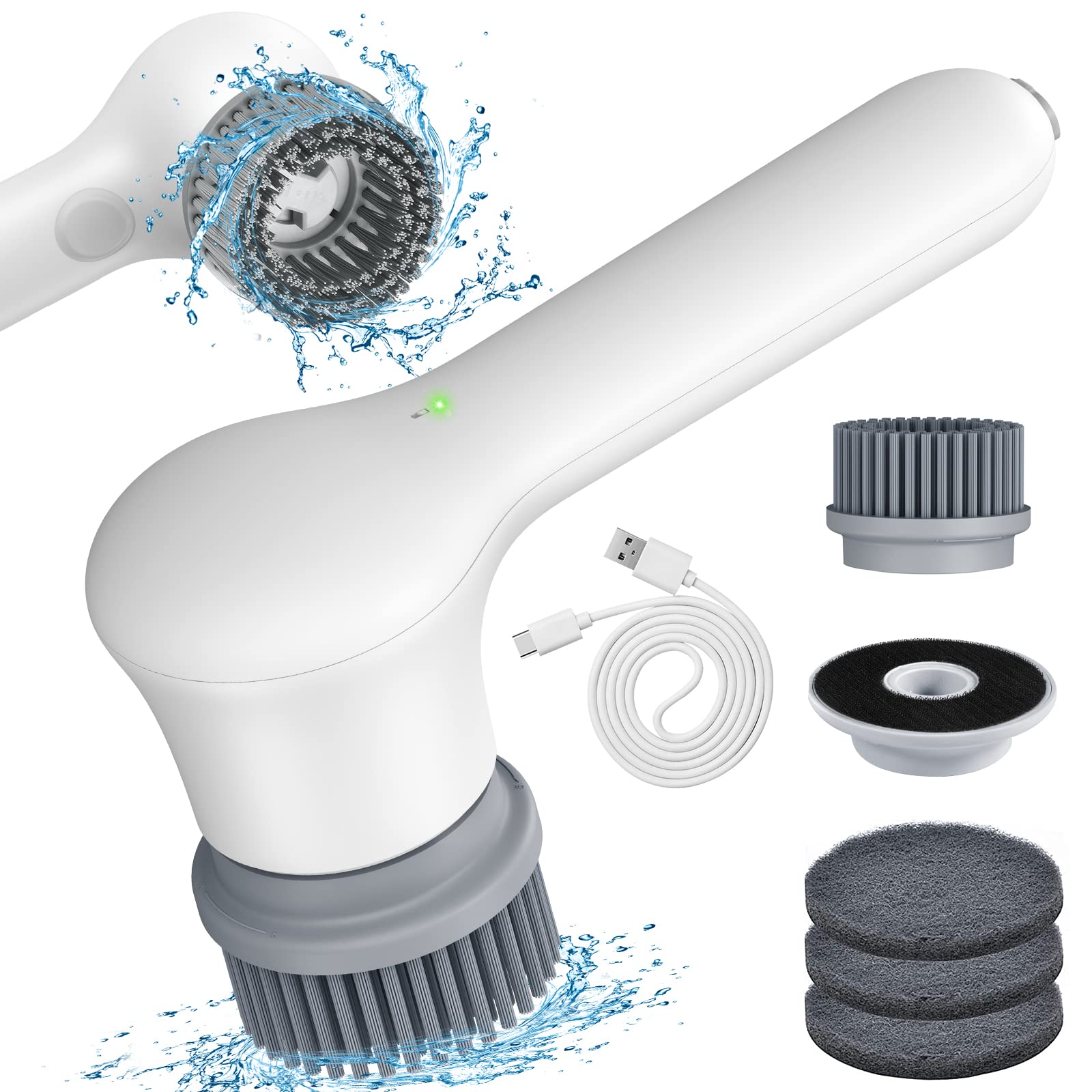 Electric Spin Scrubber - Cordless Power Scrubber Cleaning Brush