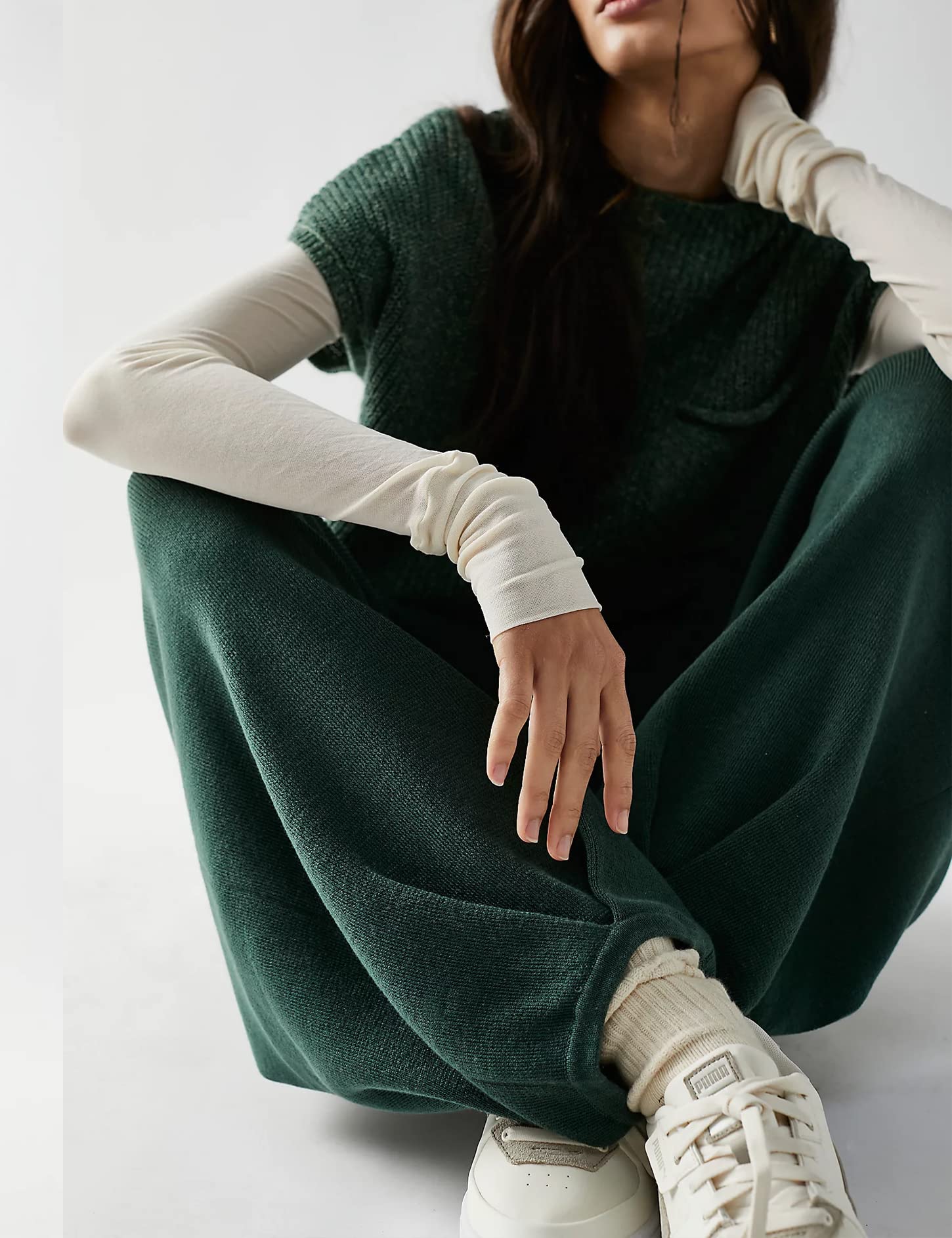 Women's Knitted Sweater Set