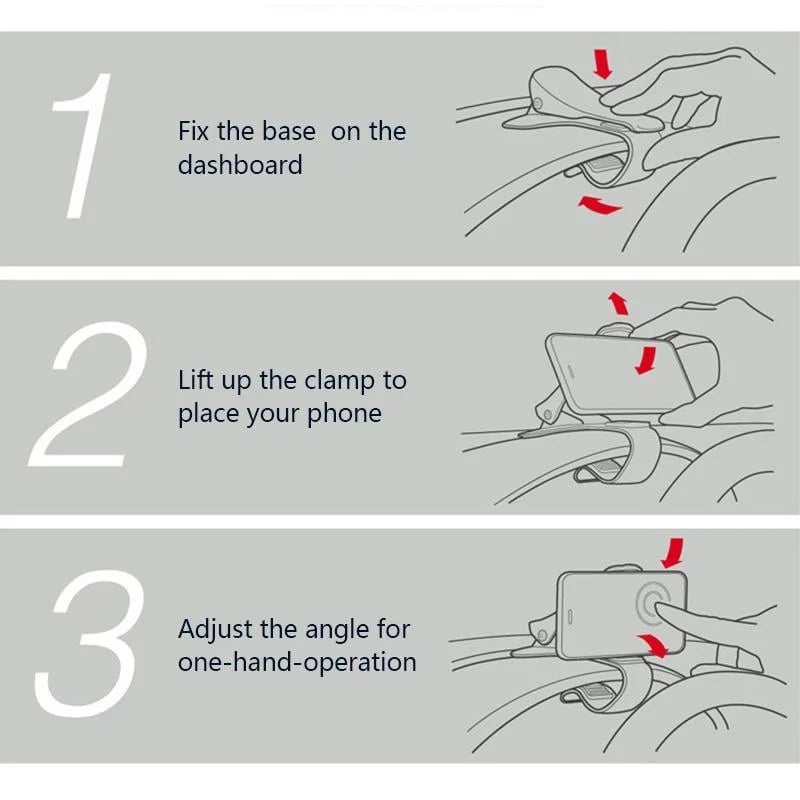 🔥Last Day Sale 50% OFF  - 360 Degree Car Dashboard Phone Holder - BUY 3 GET EXTRA 15% OFF & FREE SHIPPING